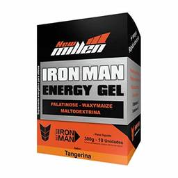 Iron Man Instant Energy Gel - 10 Unidades 30G Tangerina - New Millen, New Millen