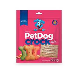 Biscoito Pet Dog Crock Mix para Cães - 500g