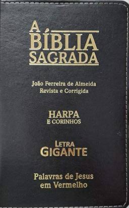 Biblia Sagrada. Harpa e Corinhos - Letra Gigante
