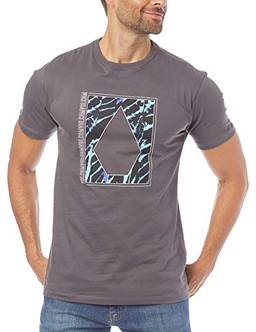 Camiseta Básica Cam Silk Mc Insizer, Volcom, Grafite, M, Masculino