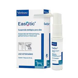 Solução Easotic Virbac de Tratamento Otológico para Cães - 10 mL