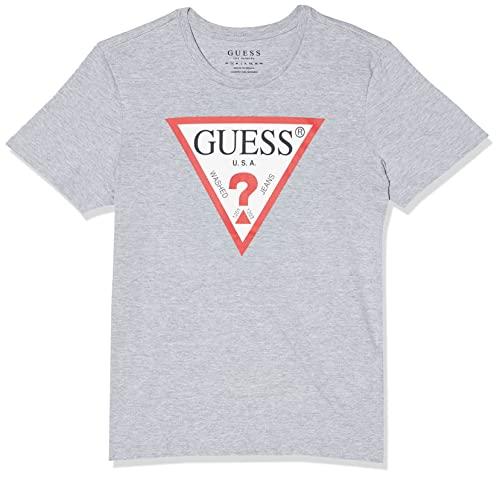 T-Shirt Triangulo, Guess, Masculino, Cinza Médio, P