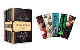 Kit O Melhor do Terror em edição de luxo: 5 livros em capa dura + 5 marcadores exclusivos