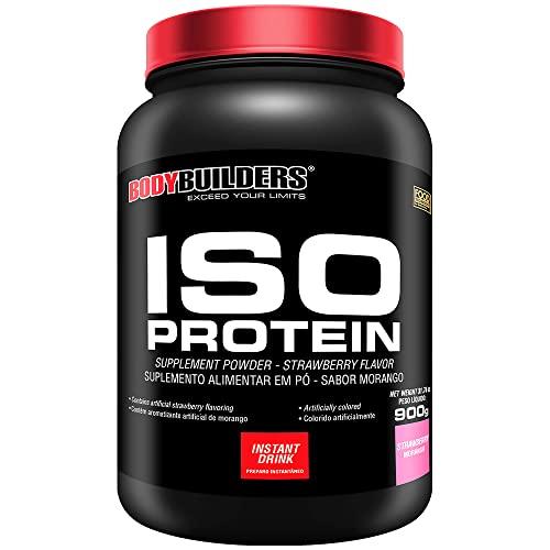 Whey Iso Protein 900g – Bodybuilders Sabor: Morango