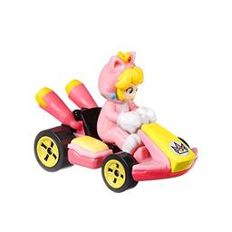 Hot Wheels Mario Kart Cat Peach, [Rosa] Kart Padrão