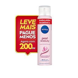 NIVEA Desodorante Antitranspirante Aerossol Pearl & Beauty 200ml - Proteção eficaz de 48 horas contra suor e mau odor, com Extrato de Pérolas, promove axilas bonitas e uniformes