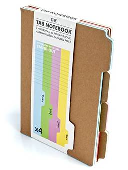 Suck UK Caderno de aba | Caderno de diário A5 com formato de aba | Materiais de escritório e cadernos para o trabalho | Blocos de notas com abas e revistas de bala para estudar | Materiais escolares e fundamentos para faculdade |