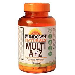 Multi A-Z Mix de Vitaminas e Minerais Sundown 120 Tabletes