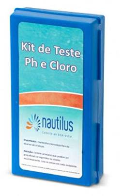 Kit de teste Ph e Cloro para piscinas - Nautilus