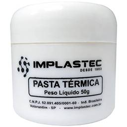 Pasta Termica 50g THERMAL SILVER Prata IMPLASTEC, Implastec, THERMAL SILVER, Natural