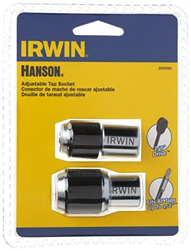 IRWIN Conjunto de soquete de torneira, ajustável, 2 peças (3095001)