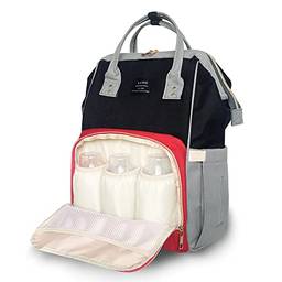 NUTOT B288 Bolsa mochila maternidade saco de isolamento de mamadeira impermeável e resistente ao desgaste