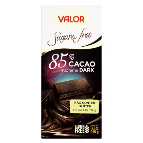Chocolate Amargo 85% Cacau Zero Açúcar Valor Caixa 100g