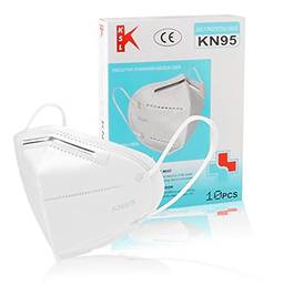 Kit Mascara Kn95 N95 Branca Proteção Alta Qualidade 20 Unidades - C ANVISA