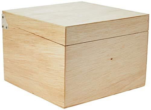 Caixa de fichário, 6x9 (Grande), Madeira Pinus Luxo - Souza & Cia, (Ref: 3543)