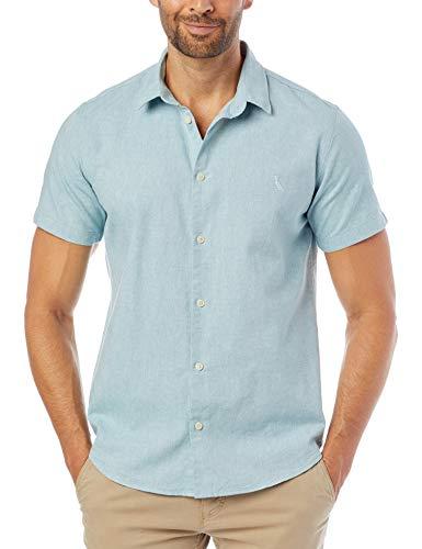 Camisa Manga Curta Oxford Color, Reserva, Masculino, Turquesa, M