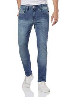 Calça Jeans Skinny Replay Masculino Azul 42