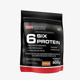 Whey Protein Concentrado - 6 Six Protein 900g – Bodybuilders Sabor Cappuccino