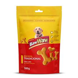 Biscoito Baw Waw para cães Tradicional 500g