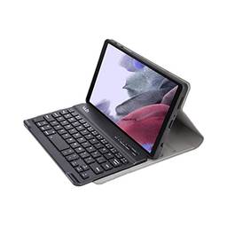 WB Capa com Teclado Para Tablet Samsung Galaxy Tab A7 Lite 8.7" Polegadas Couro Preto com duração de até 35 horas de bateria