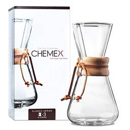 Passador de Café CHEMEX Classic Series Transparente 3 Xícaras
