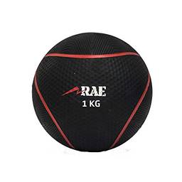 Bola Emborrachada para Treinamento Funcional - Medicine Ball 1 kg - Rae Fitness