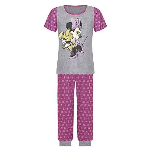 Conjunto de pijama Disney KF Minnie Longo, Lupo, Meninas, Fucsia, 12