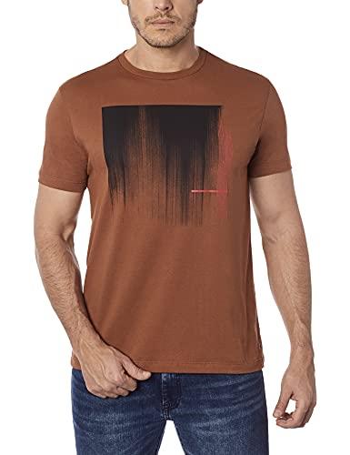 Camiseta Estampa Feixes De Luz (Pa),Aramis,Masculino,Marrom,G