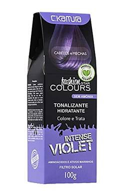 Tonalizante Hidratante Banho de Brilho Intense Violet, C.Kamura, 100 Ml