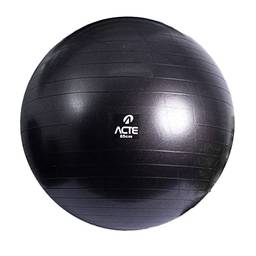 Bola de Pilates 85cm, Preto, Com Bomba de Ar, T9-85 Acte Sports, 85 cm