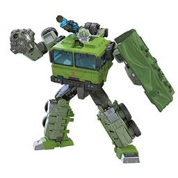 Figura Transformers Generations Legacy, Boneco de 18 cm Voyager Prime Universe Bulkhead - F3055 - Hasbro, Verde e preto