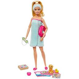 Barbie Fashionista Conjunto Bem Estar Dia de Spa