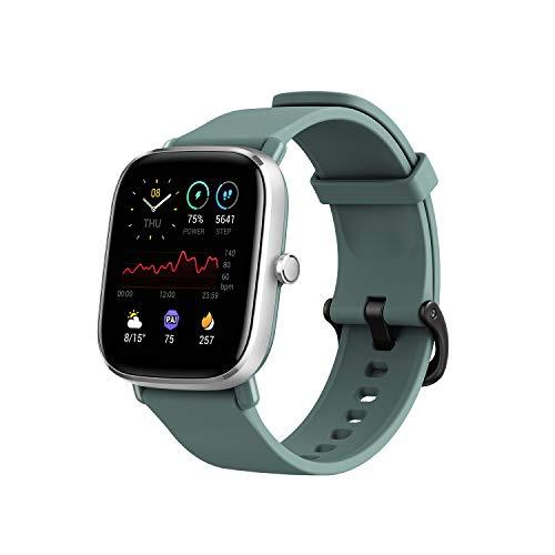 Amazfit GTS 2 Mini Smart Watch GPS Fitness Tracker For Men Mulheres, Alexa embutida, mais de 70 modos esportivos, monitor de sono com frequência cardíaca de oxigênio no sangue (pink)