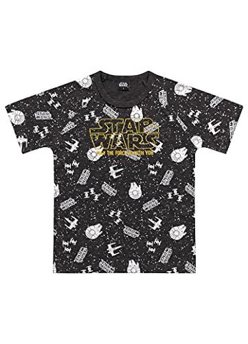 Camiseta Star Wars, Meninos, Fakini, Preto, 10