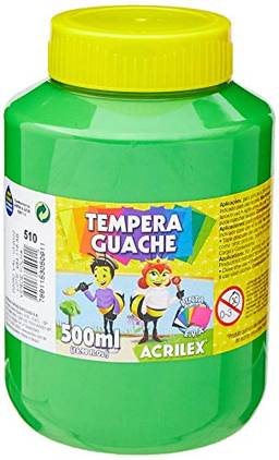 Tempera Guache 500 ml, Acrilex, 020500510, Verde Folha