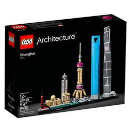Blocos De Montar Lego Architecture Xangai 597 Peças 21039