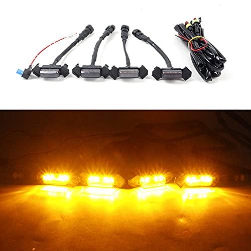Moochy Kit de luz de grade LED para carro luzes diurnas acessórios para modificação de automóveis