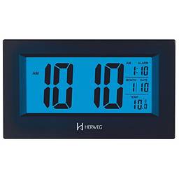 Relógio Despertador Digital Herweg Alarme Termômetro 2972 034