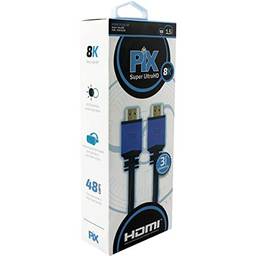 Cabo HDMI Plus 2.1 PIX, 018-2130, 8K HDR 19P 1,5 Metros