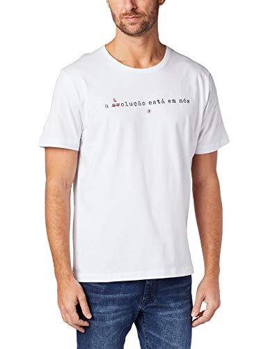 Forum Camiseta Estampada Masculino, M, Branco