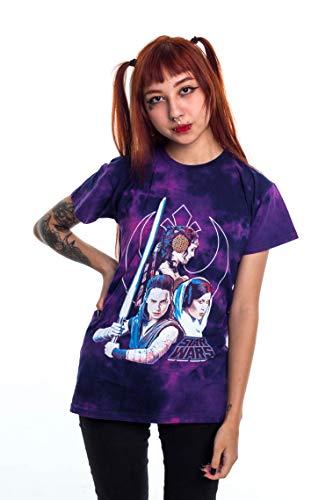 Camiseta Star Wars Saga Girls Rule, Piticas, Unissex, Roxo, 12