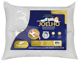 Travesseiro Ortopédico p/ Joelho Branco - Fibrasca, 4289
