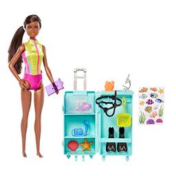 Barbie Profissões Conjunto de Brinquedo Bióloga Marinha