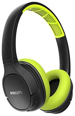 Fone de Ouvido Philips Sport BT Headphone Preto com Verde - TASH402LF/00