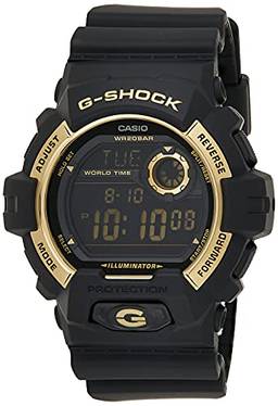 RelóGio Casio G-Shock Masculino Preto/Dourado G-8900gb-1dr