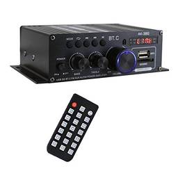 Generic AK380 400W 400W Amplificador de Potência de Áudio 2.0 CH Receptor Amplificador de Som Bass & Treble Controle 2-Canal para o Carro MP3 Sistema PA