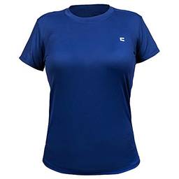 Camiseta Active Fresh Mc - Feminino Curtlo GG Azul