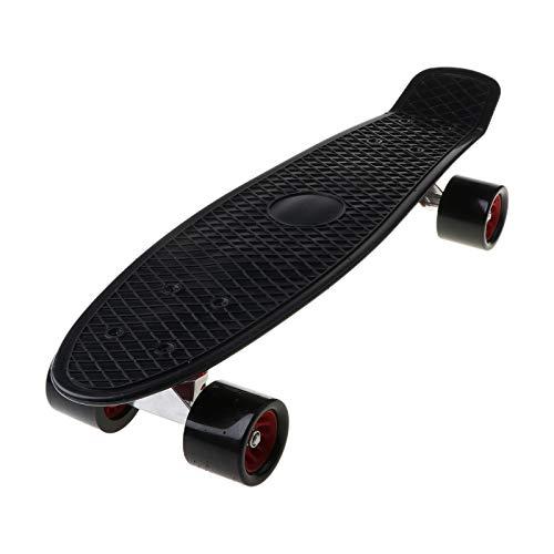 Dsxnklnd 55,88 cm Mini Cruiser Skate Longboard Peixe Skate para Adultos Crianças Adolescentes