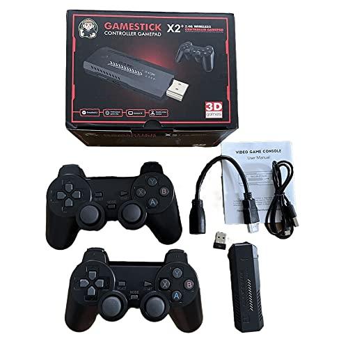 SZAMBIT Retro 2.4Ghz Wireless USB Gamepad Para PC/Laptop/Android TV BOX Game Controller Joystick Para Super Console X Pro/X Max Plus (64GB?30000 jogos?)