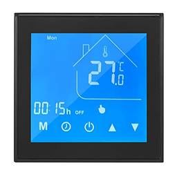 Eastdall Wifi Termostato,Wifi Smart Termostato Controlador de temperatura LCD Semana programável para aquecimento elétrico de piso Tuya Controle de APP compatível com Home
